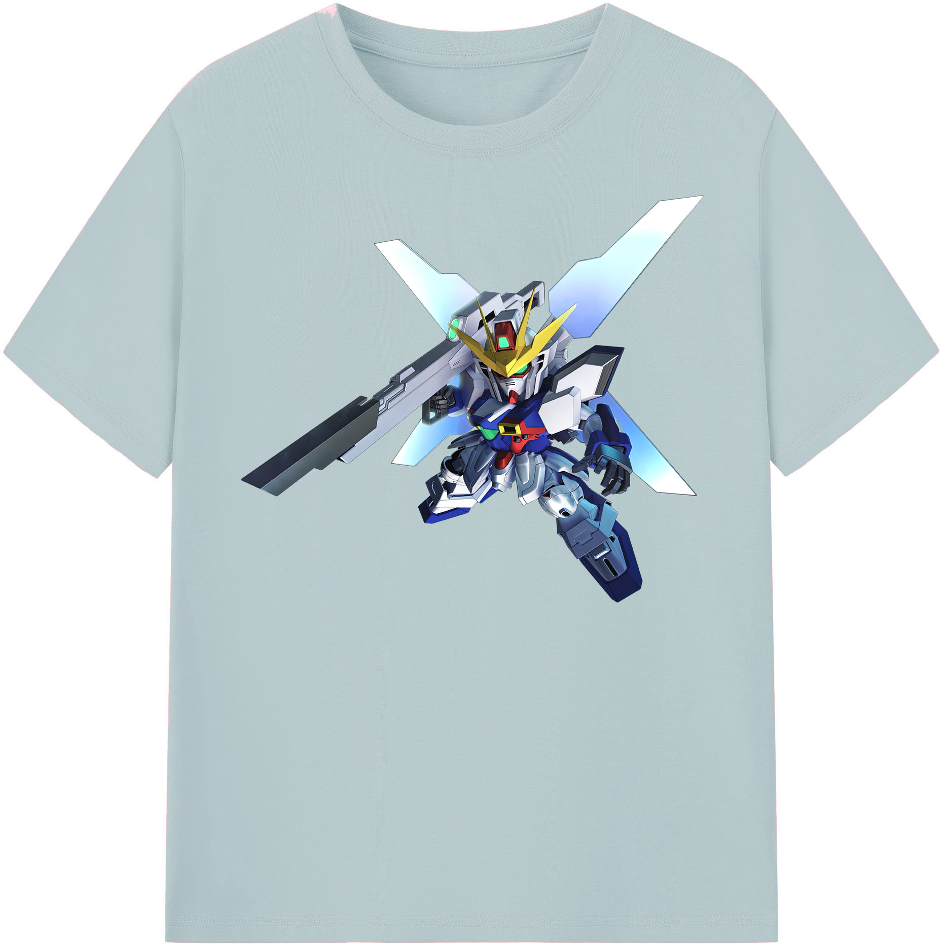 （画像用） 機動戦士ガンダム Mobile Suit Gundam 綿100％半袖Tシャツ（フロントプリント）